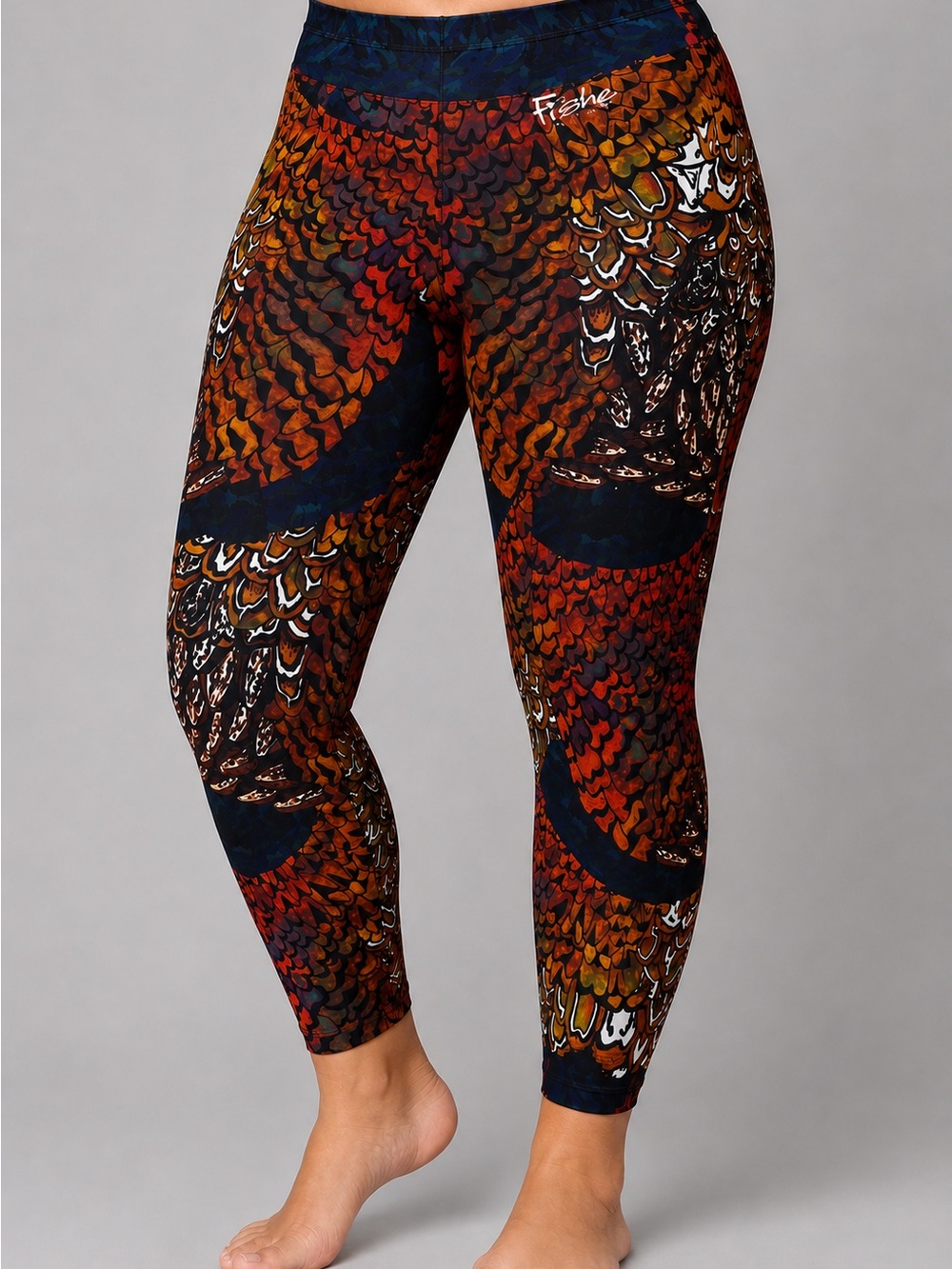 FisheWear Fly Pheasant Leggings 2XL Rare Discontinued Made in USA